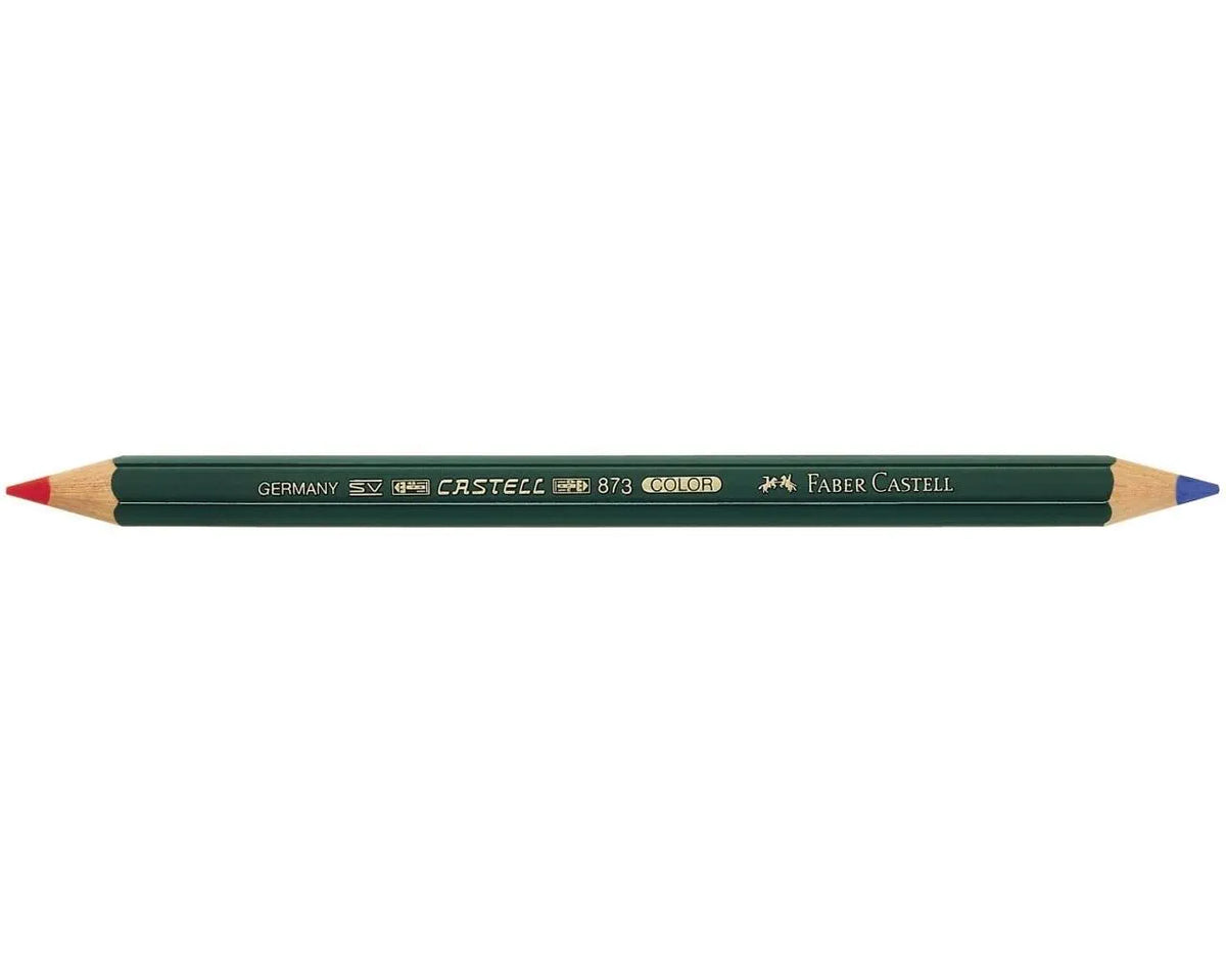 MATITONE FABER CASTELL COLOR 873 ROSSO/BLU