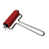 RULLO IN GOMMA CM. 6 MANICO METALLO