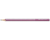 LAPIS SPARKLE FABER CASTELL FUSTO BORDEAUX PERLATO