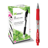 PENNA GEL INK A SCATTO - ROSSO - CONF. 12 PZ.