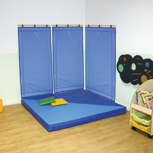 Parete Morbida Bicolore Azzurro/Blu Cm. 70X140