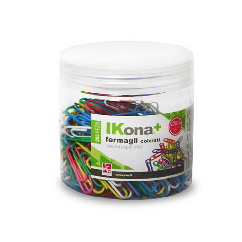 FERMAGLI COLORATI - BARATTOLO PZ.200