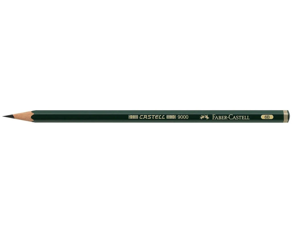 LAPIS FABER CASTELL 9000 ESAGONALE 6B