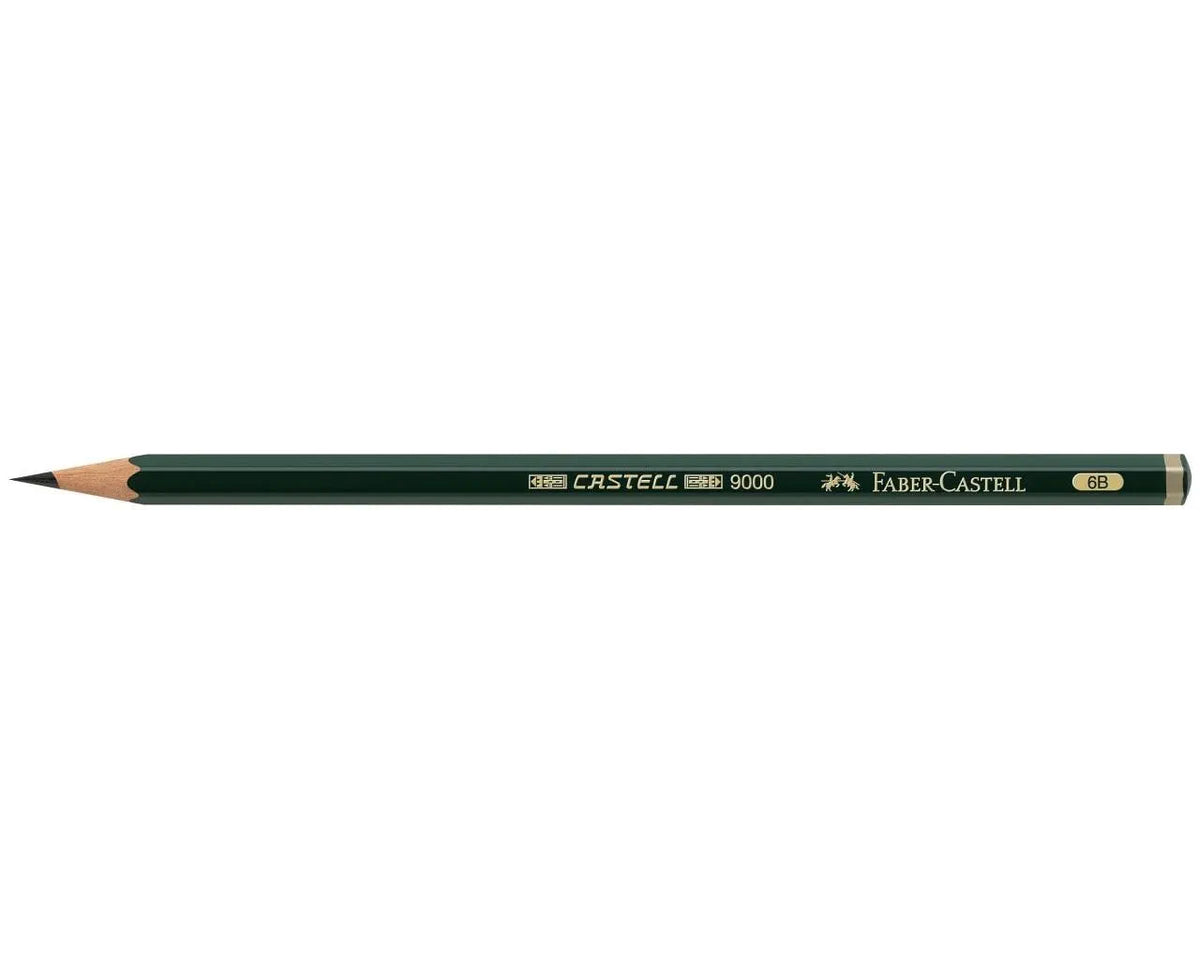 LAPIS FABER CASTELL 9000 ESAGONALE 6B