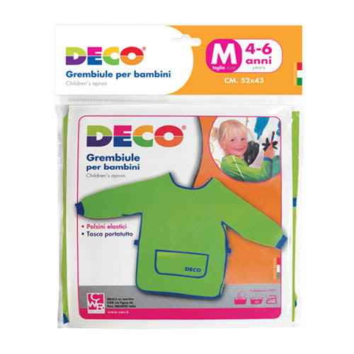 GREMBIULINO PER BAMBINI 4-6 ANNI CM.52X43