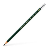 LAPIS FABER CASTELL 9000 ESAGONALE HB C/GOMMA
