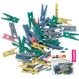 MOLLETTE IN LEGNO MM.25 - 45 PZ. - COLORI PASTELLO