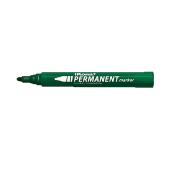 MARKER INDELEBILE PUNTA TONDA - VERDE CONF.10