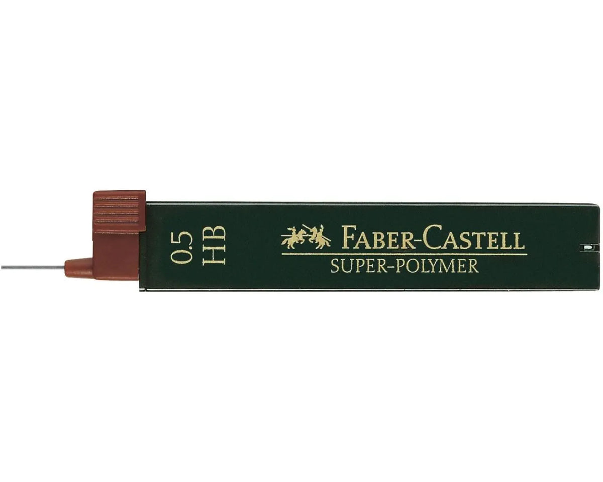 MINE FABER CASTELL 0.5MM SUPER-POLYMER CF.12 HB Immagine principale del prodotto