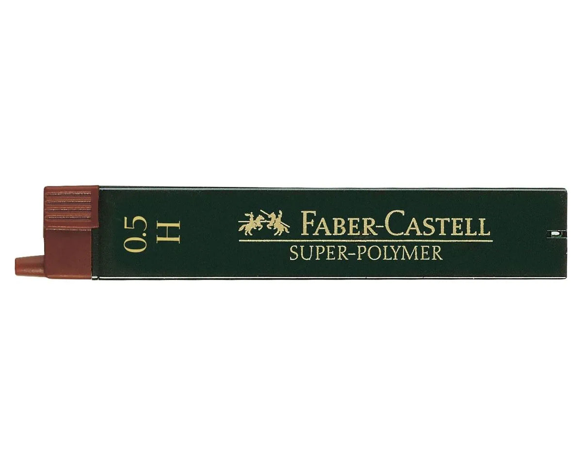 MINE FABER CASTELL 0.5MM SUPER-POLYMER CF.12 H