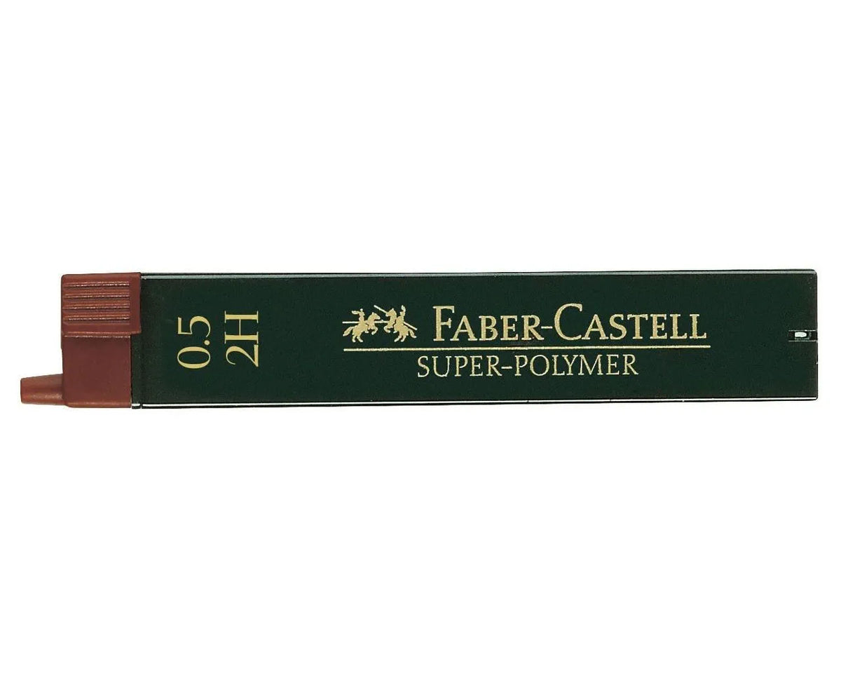 MINE FABER CASTELL 0.5MM SUPER-POLYMER CF.12 2H