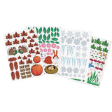 Quattro Stagioni - Set 4 Cartoncini Cm. 35X50 Da Ritagliare