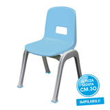Sedia H Cm. 30 - Azzurro