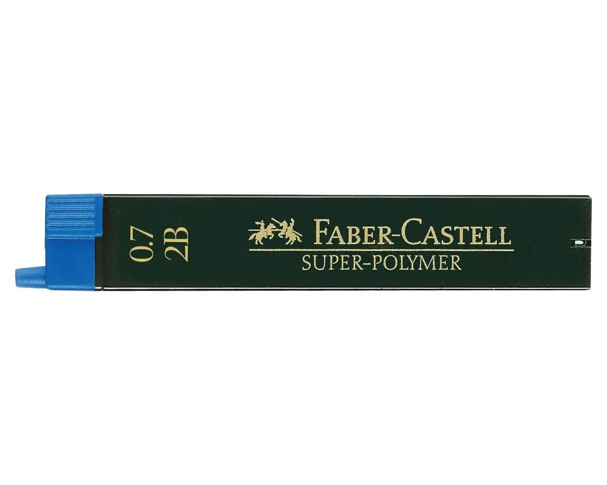 MINE FABER CASTELL SUPER-POLYMER 0.7MM CF.12 2B