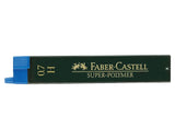 MINE FABER CASTELL 0.7MM SUPER-POLYMER CF.12 H