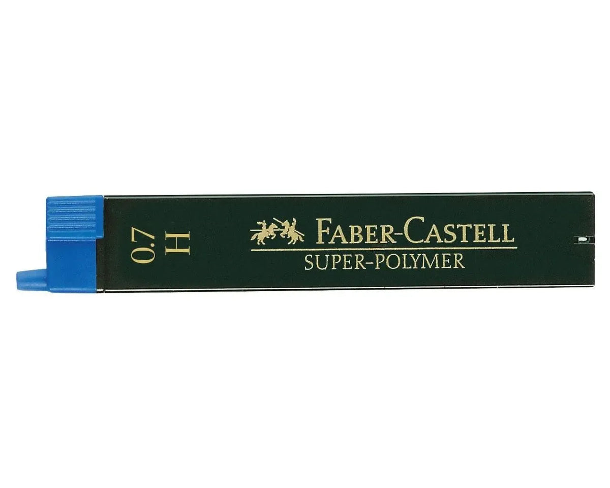 MINE FABER CASTELL SUPER-POLYMER 0.7MM CF.12 H