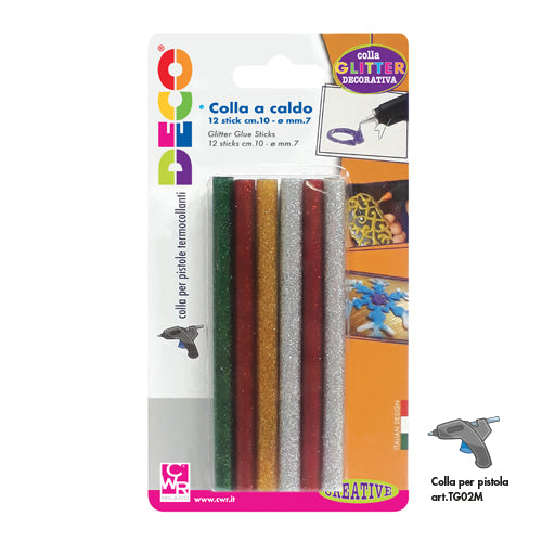 COLLA A CALDO - BLISTER 12 STICK DIAM. MM.7 - GLIT