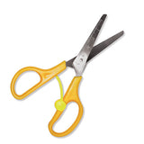FORBICI INOX CM.13,5 CON RIENTRO AUTOMATICO IN BLI