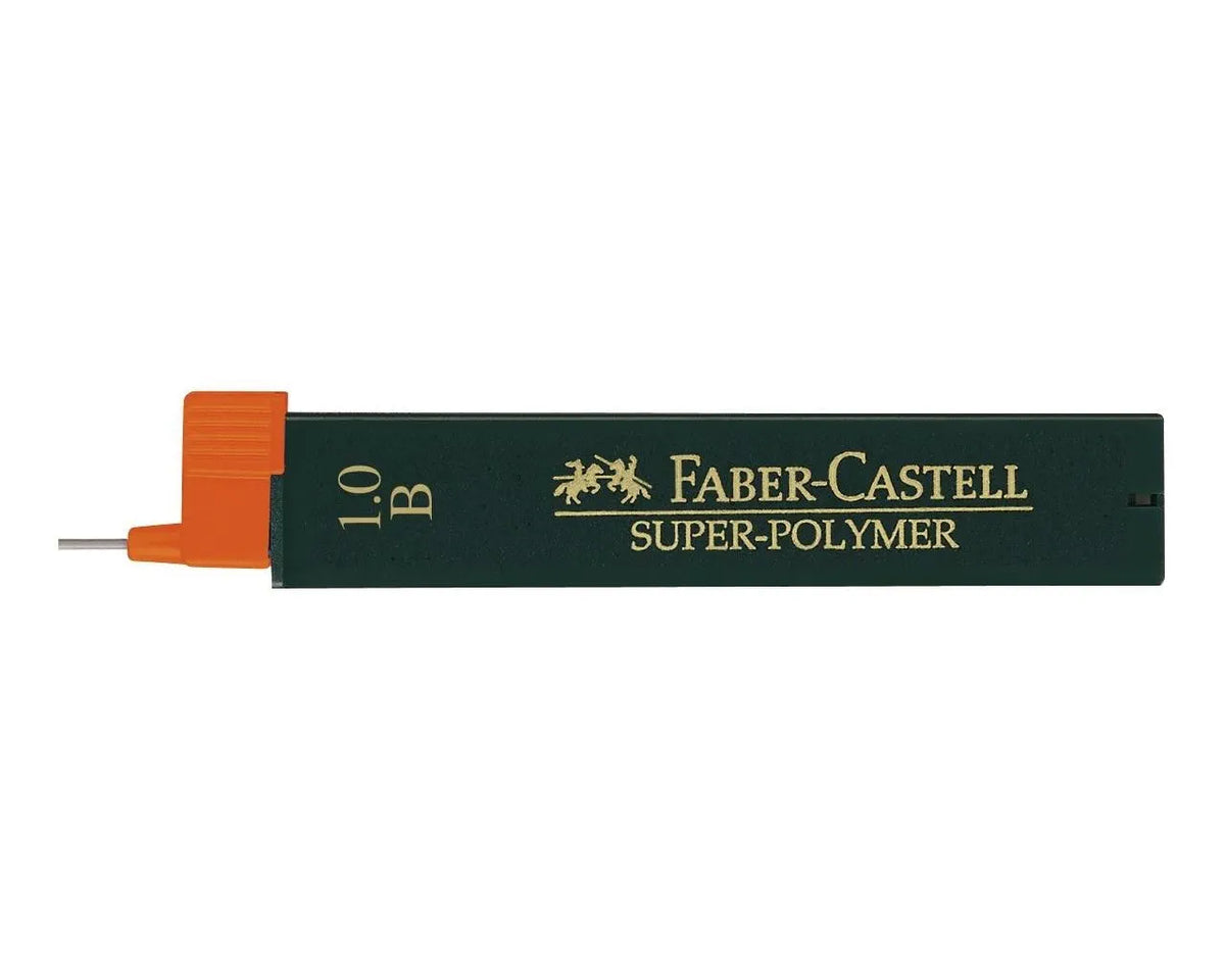 MINE FABER CASTELL 1.0MM SUPER-POLYMER CF.12 B Immagine principale del prodotto