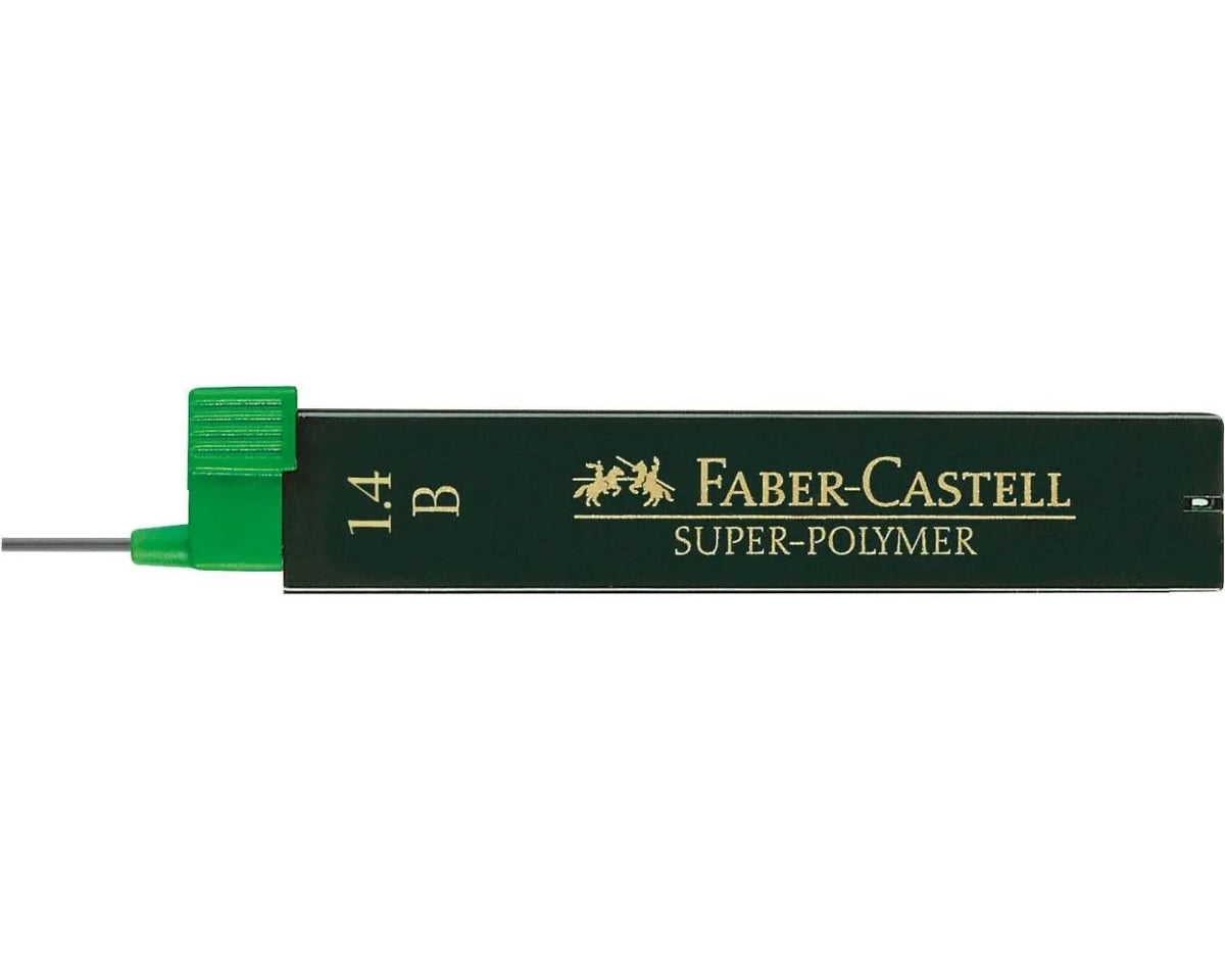 MINE FABER CASTELL 1.4MM SUPER-POLYMER CF.12 B