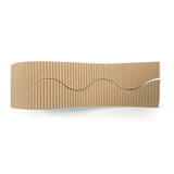 BORDO IN CARTONE ONDULATO CM. 6X15MT AVANA