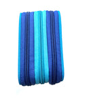 ASTUCCIO 3 ZIP PIENO B.COLOR BLU/AZZURRO