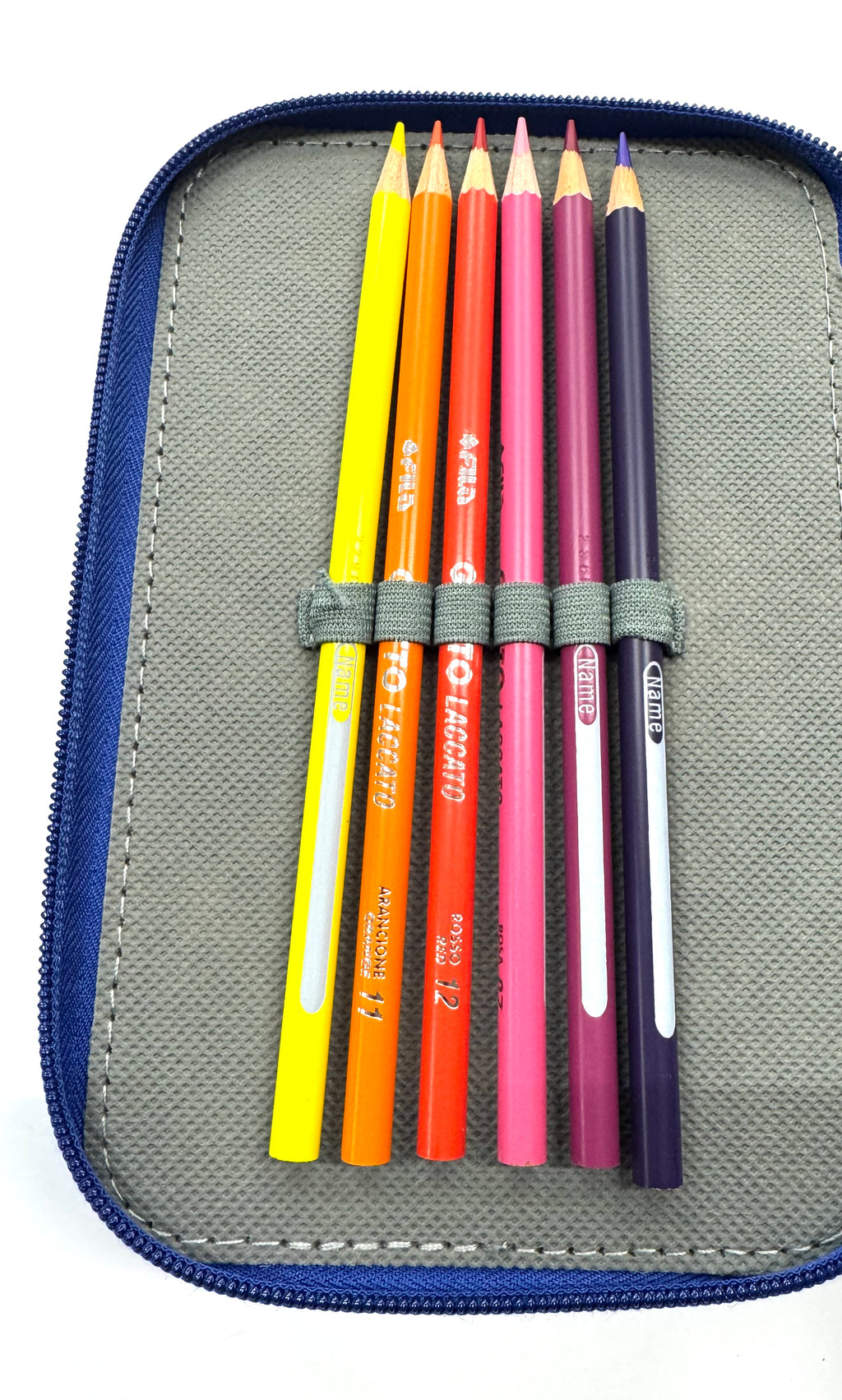 ASTUCCIO 3 ZIP PIENO B.COLOR BLU/AZZURRO