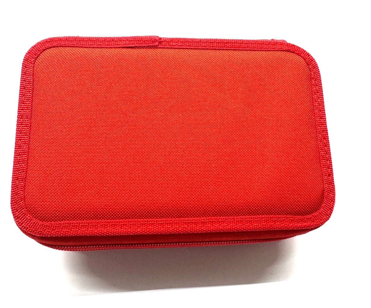 ASTUCCIO 3 ZIP PIENO B.COLOR ROSSO/VERMIGLIONE Immagine principale del prodotto