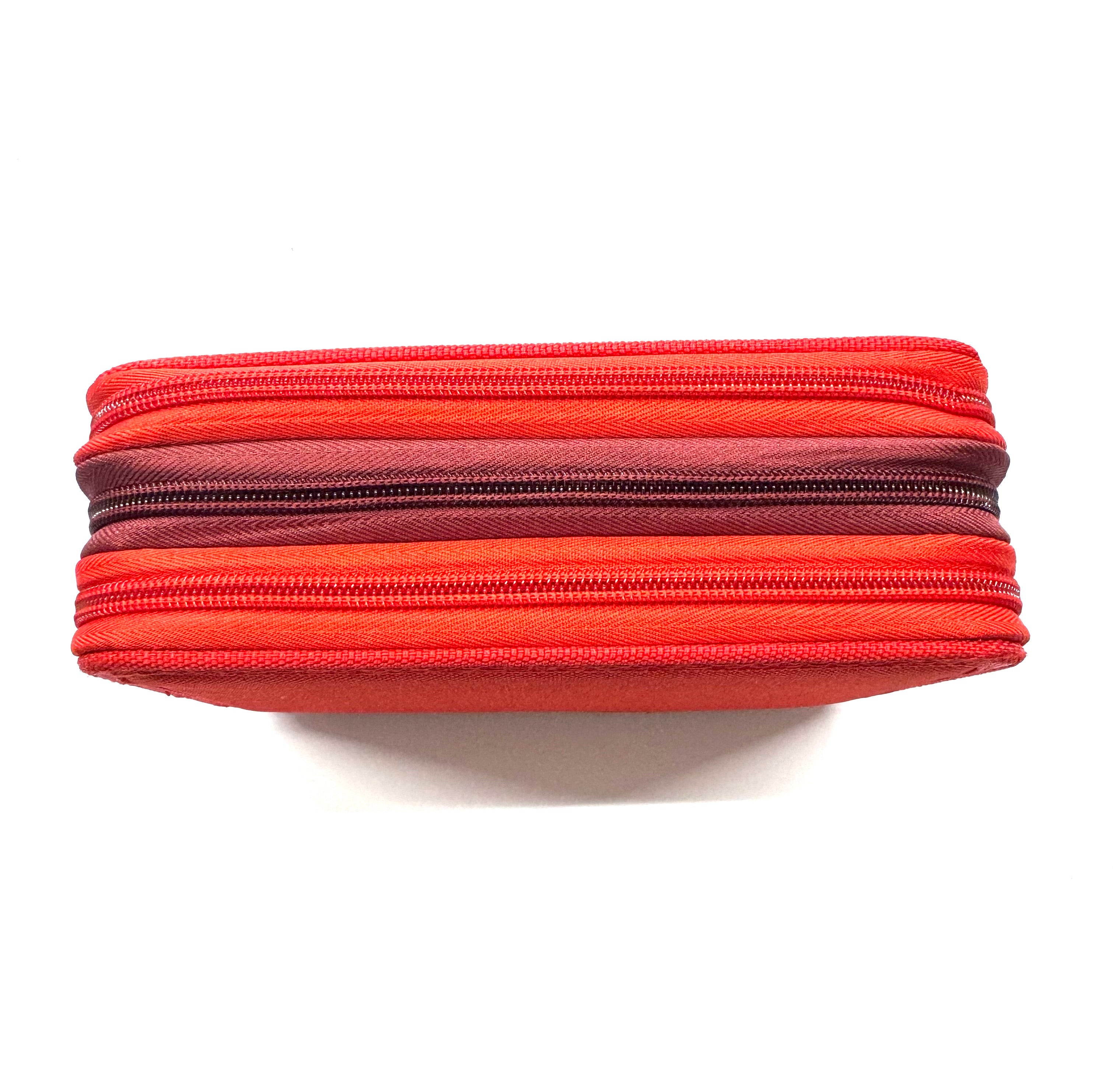 ASTUCCIO 3 ZIP PIENO B.COLOR ROSSO/VERMIGLIONE Immagine secondaria del prodotto
