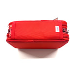 ASTUCCIO 3 ZIP PIENO B.COLOR ROSSO/VERMIGLIONE