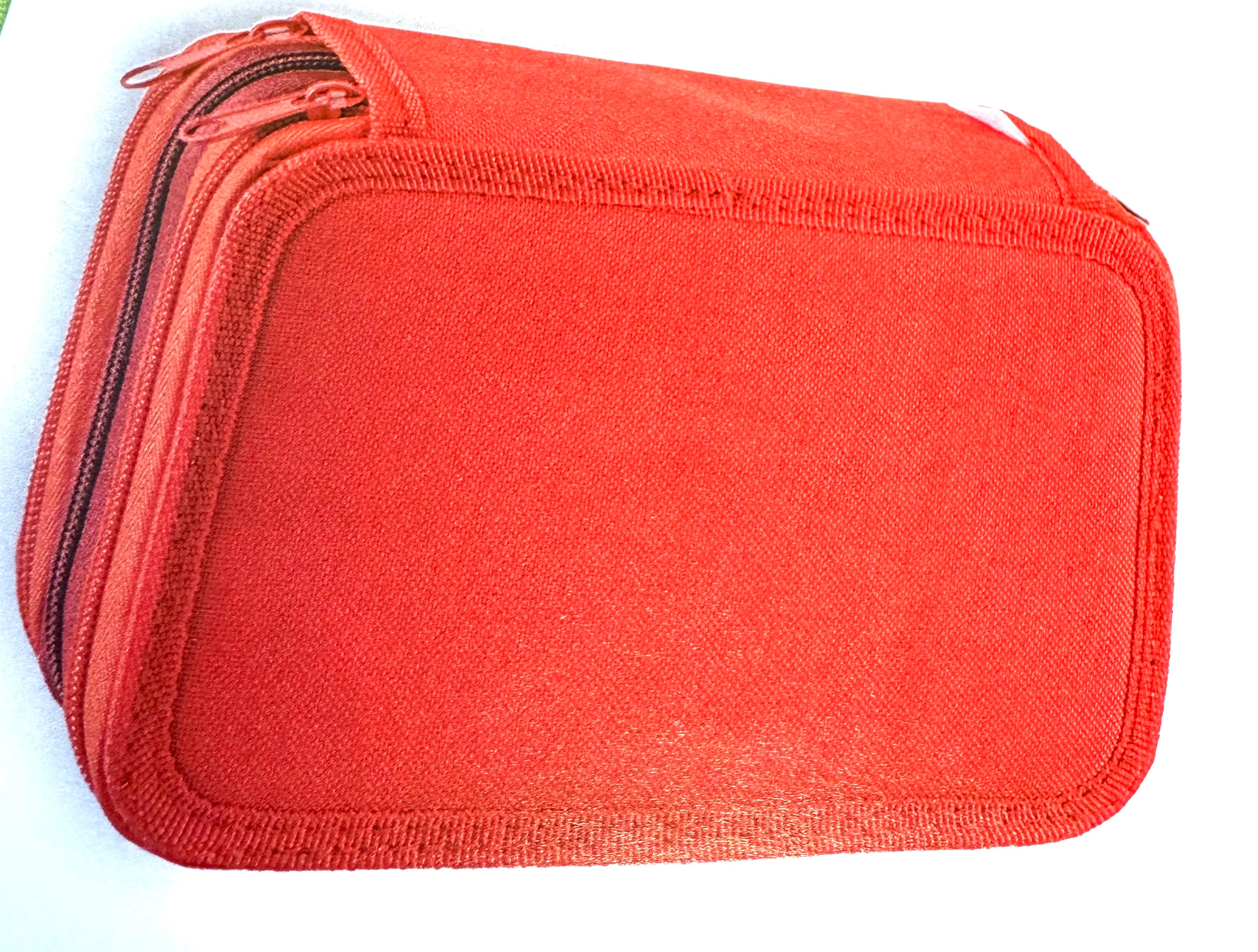 ASTUCCIO 3 ZIP PIENO B.COLOR ROSSO/VERMIGLIONE