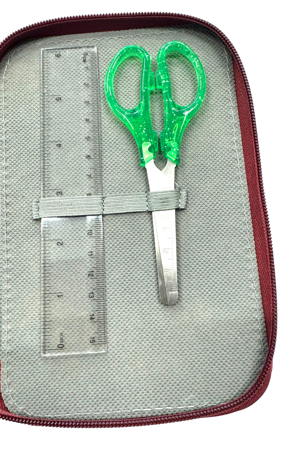 ASTUCCIO 3 ZIP PIENO B.COLOR ROSSO/VERMIGLIONE