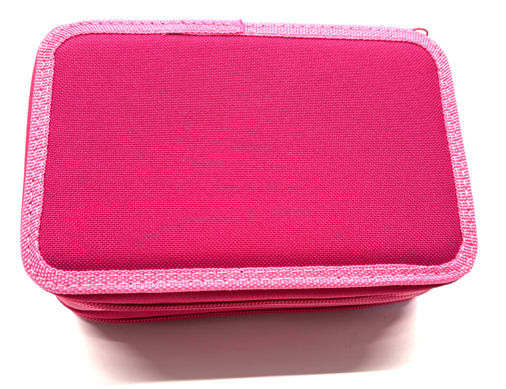 ASTUCCIO 3 ZIP PIENO B.COLOR MAGENTA/ROSA