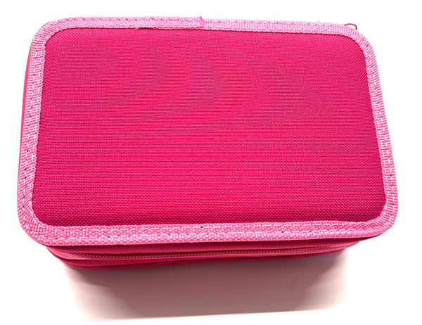 ASTUCCIO 3 ZIP PIENO B.COLOR MAGENTA/ROSA
