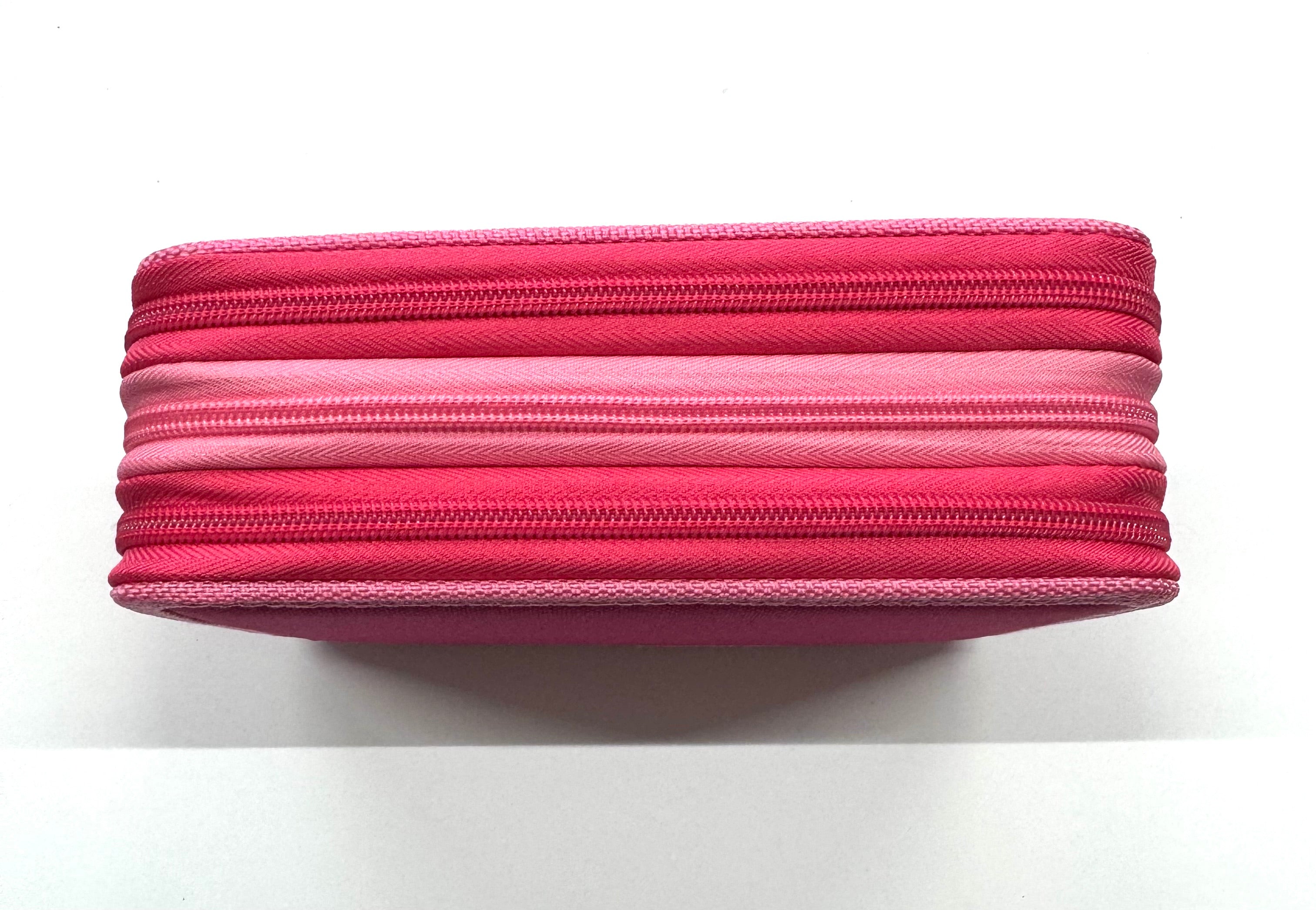 ASTUCCIO 3 ZIP PIENO B.COLOR MAGENTA/ROSA Immagine secondaria del prodotto