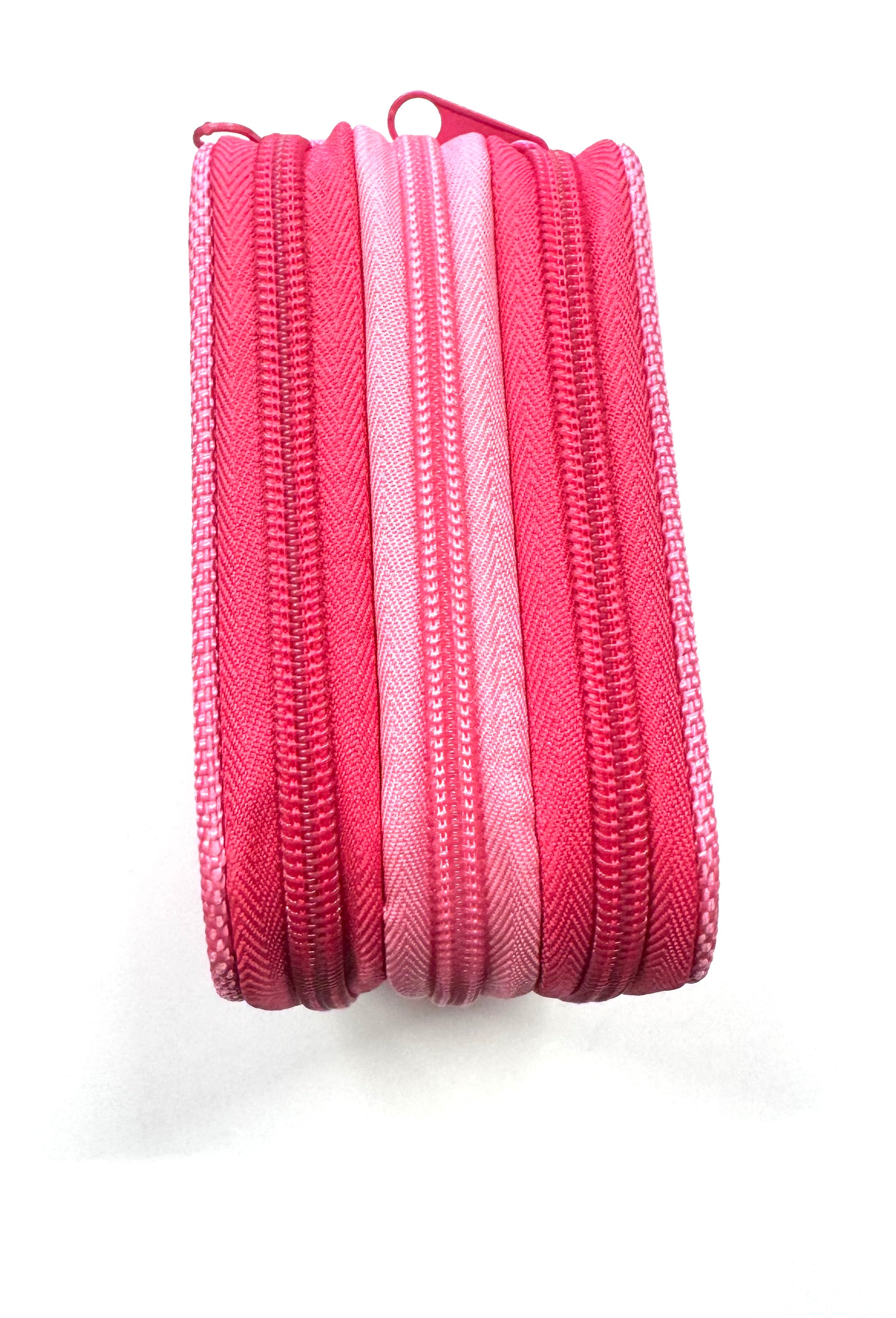 ASTUCCIO 3 ZIP PIENO B.COLOR MAGENTA/ROSA
