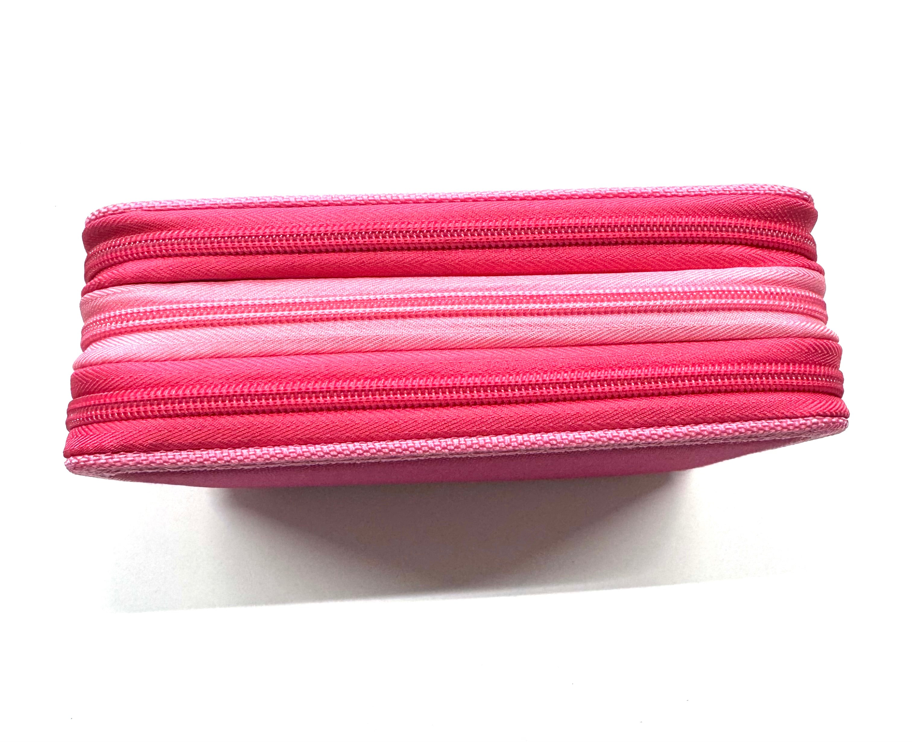 ASTUCCIO 3 ZIP PIENO B.COLOR MAGENTA/ROSA