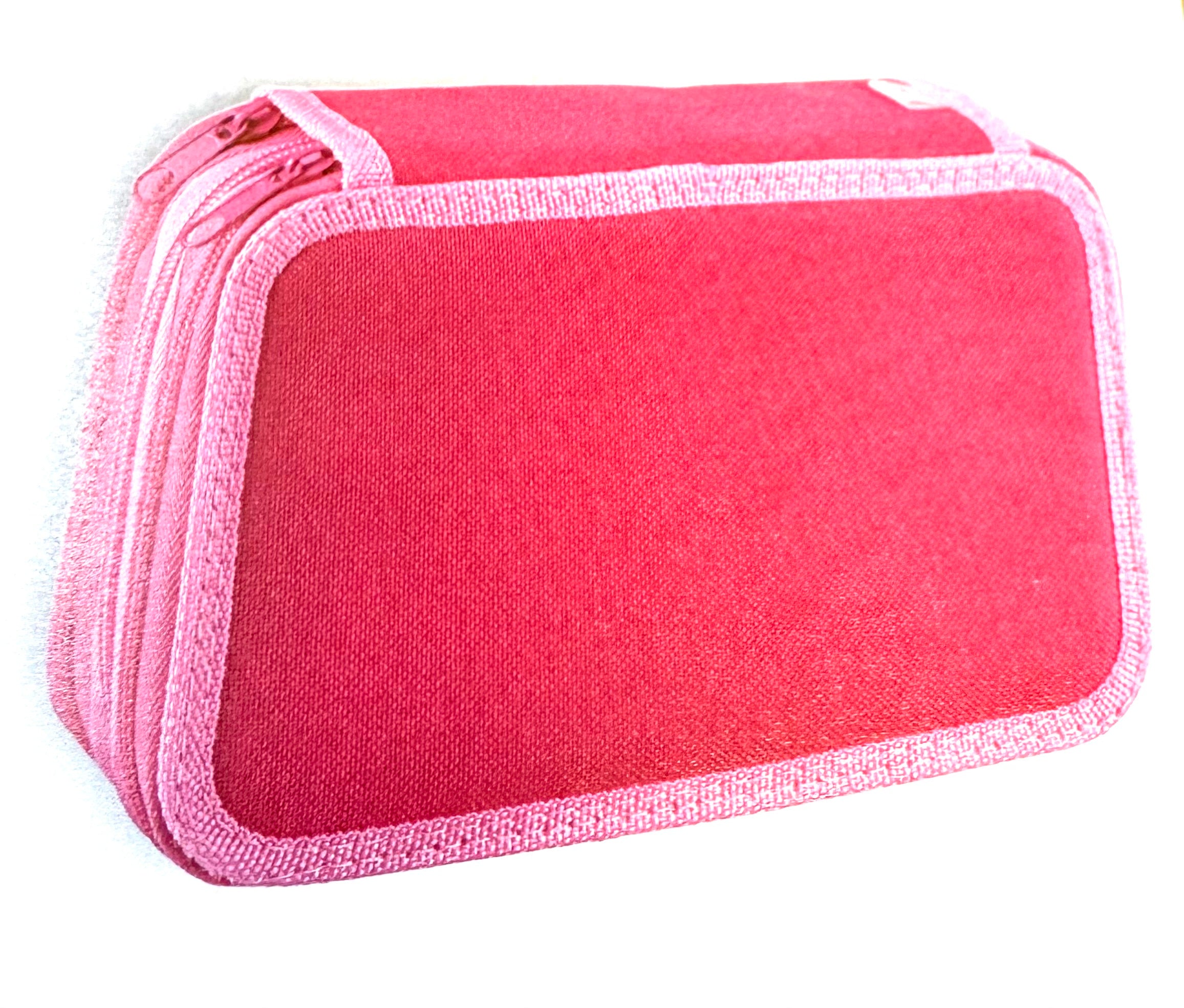 ASTUCCIO 3 ZIP PIENO B.COLOR MAGENTA/ROSA