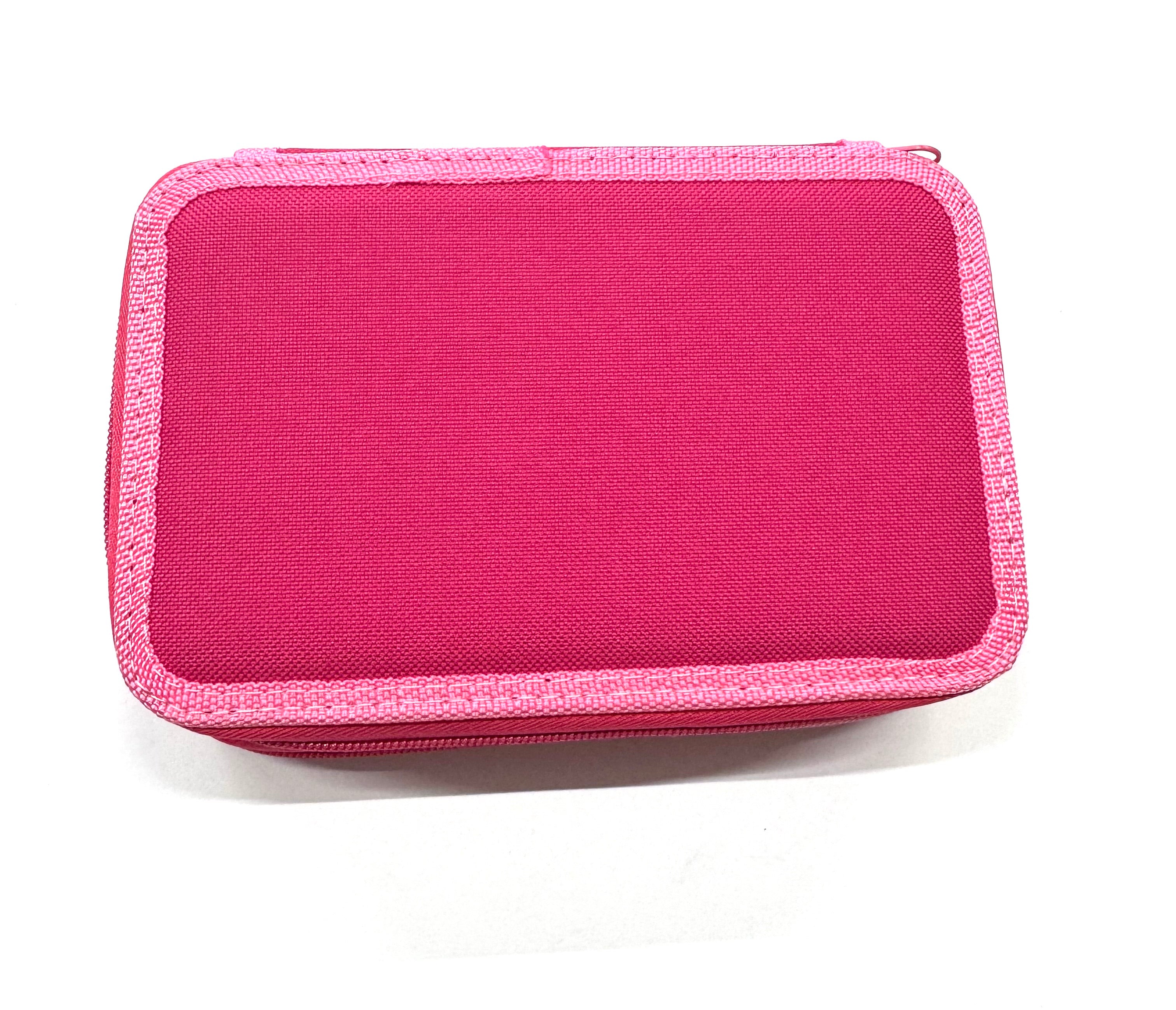ASTUCCIO 3 ZIP PIENO B.COLOR MAGENTA/ROSA