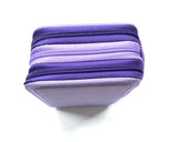 ASTUCCIO 3 ZIP PIENO B.COLOR VIOLA/LILLA