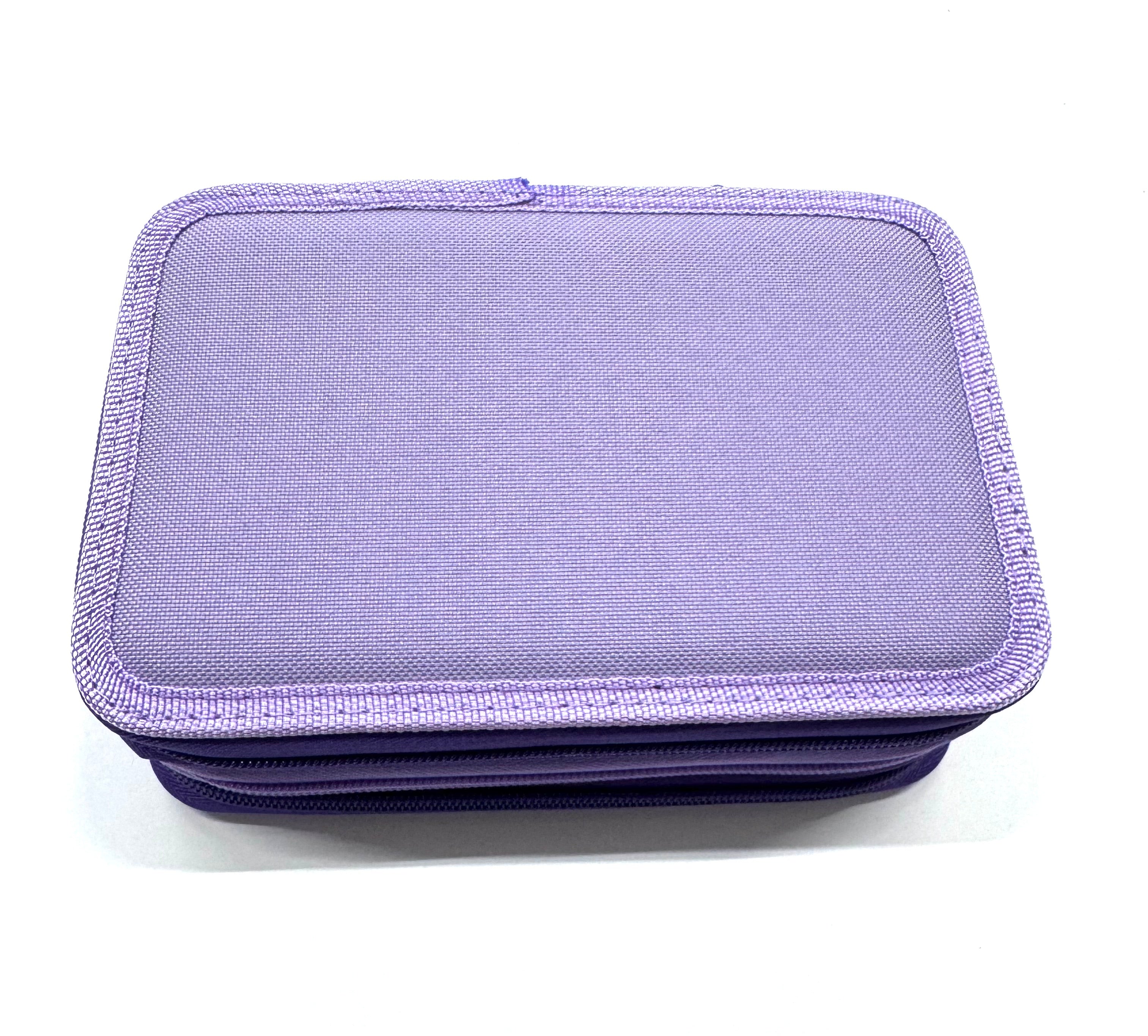 ASTUCCIO 3 ZIP PIENO B.COLOR VIOLA/LILLA