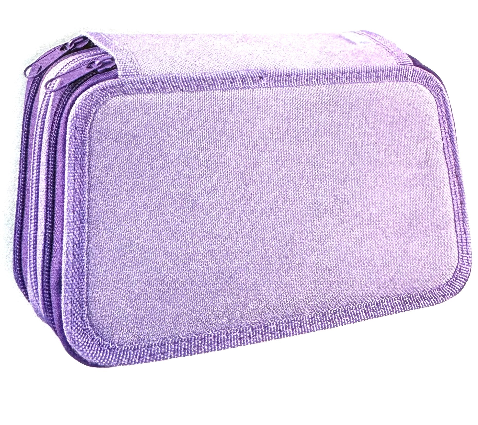 ASTUCCIO 3 ZIP PIENO B.COLOR VIOLA/LILLA
