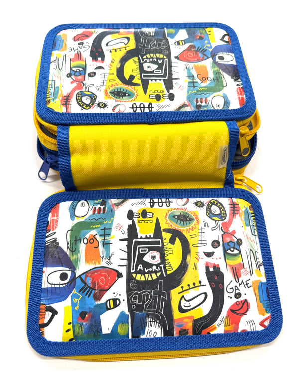 ASTUCCIO 3 ZIP PIENO ARTY SOGGETTO 4