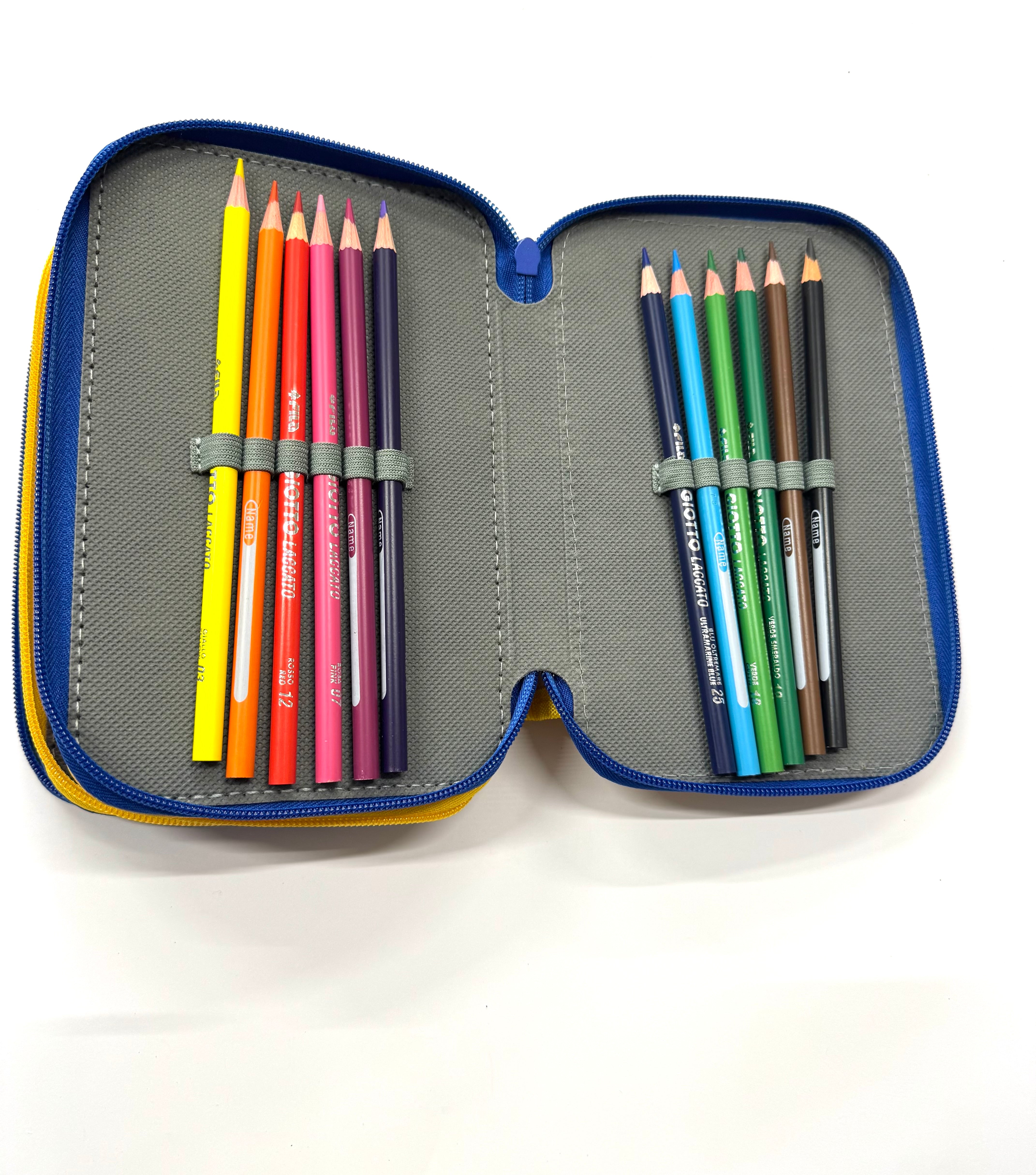 ASTUCCIO 3 ZIP PIENO ARTY FIORI COLORATI