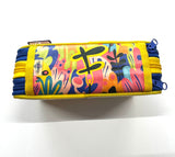 ASTUCCIO 3 ZIP PIENO ARTY FIORI COLORATI