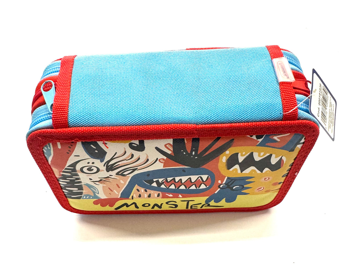 ASTUCCIO 3 ZIP PIENO ARTY MONSTER