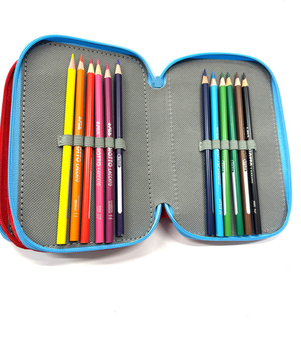 ASTUCCIO 3 ZIP PIENO ARTY MONSTER