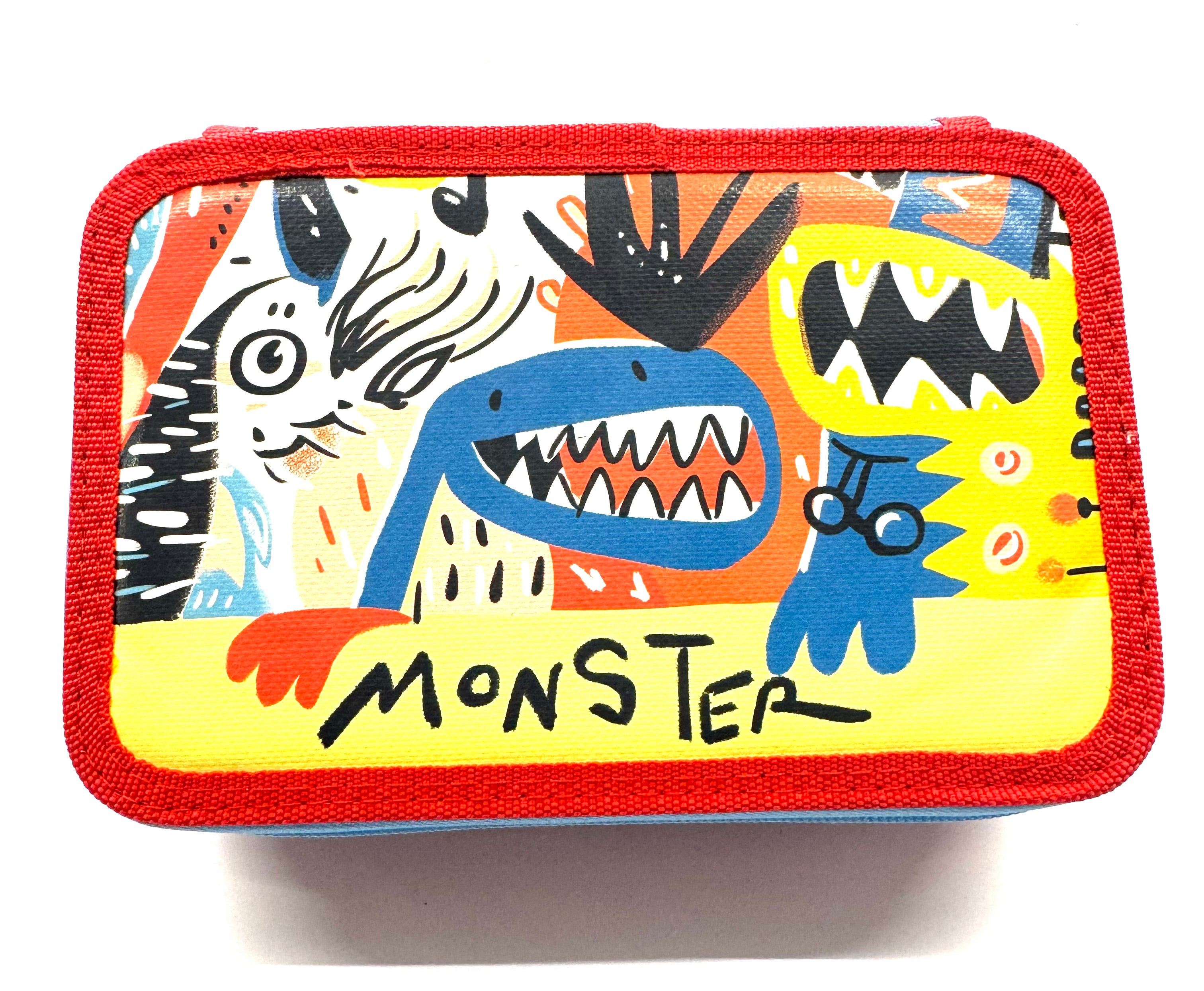 ASTUCCIO 3 ZIP PIENO ARTY MONSTER