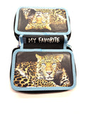 ASTUCCIO 3 ZIP PIENO ANIMAL GHEPARDO