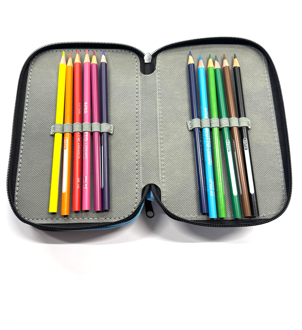 ASTUCCIO 3 ZIP PIENO ANIMAL GHEPARDO